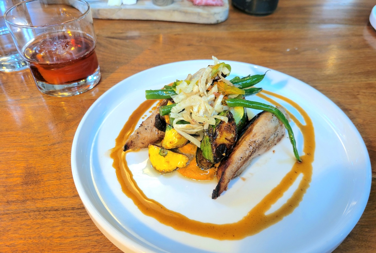 It might not look fancy, but the Airplane Chicken at The Nickel is luxurious indeed. | Photo by Linnea Covington