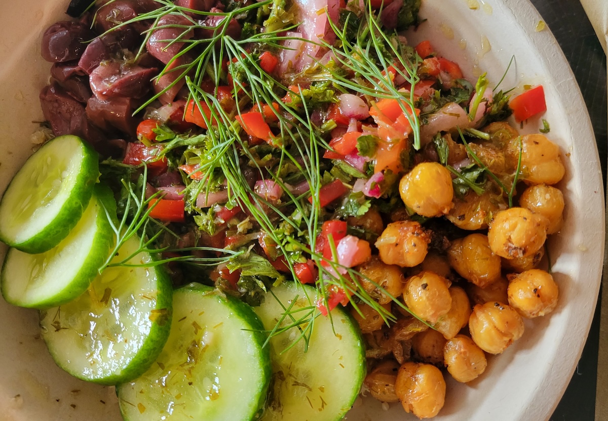 bowls_by_ko_by_covington Greek Buddha Bowl from the Avanti location, though it won't be much different at the new spot. | Photo by Linnea Covington