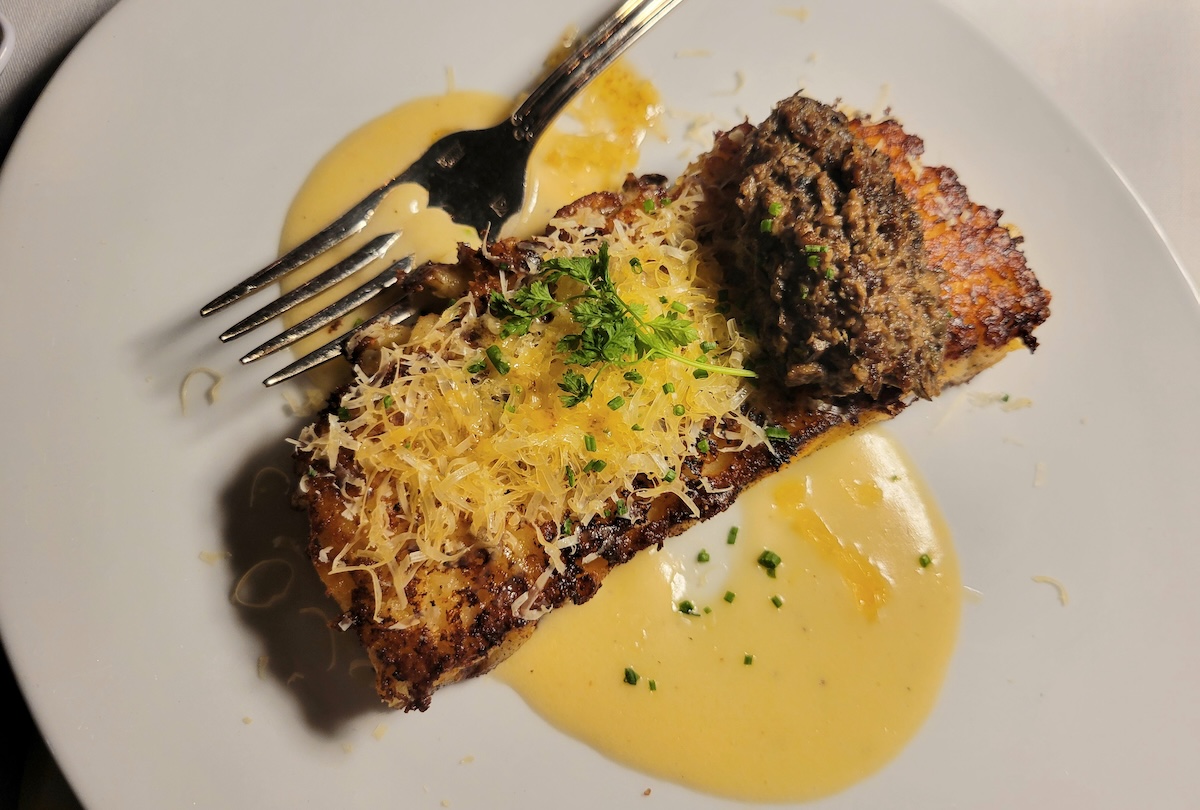Black Truffle Macaroni Gratin from Palace Arms. | Photo by Linnea Covington
