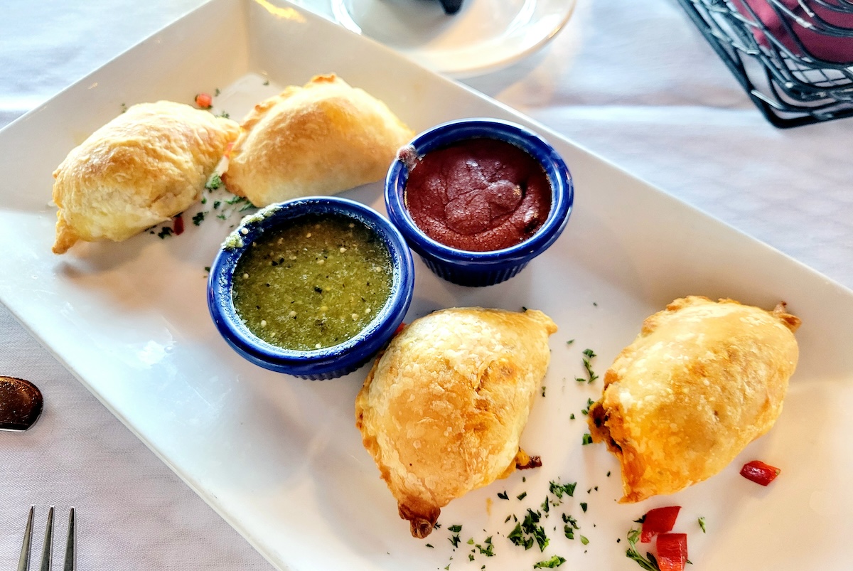 The Buffalo Empanadas at The Fort. | Photo by Linnea Covington
