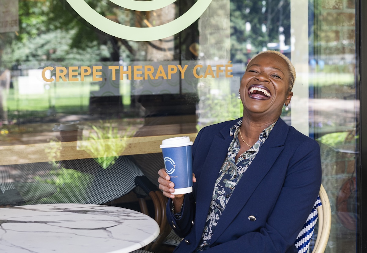 Photo by Kelsey Brunner Chef Mawa McQueen brings Crepe Therapy Cafe to Boulder, smiles ensue. | Photo by Kelsey Brunner