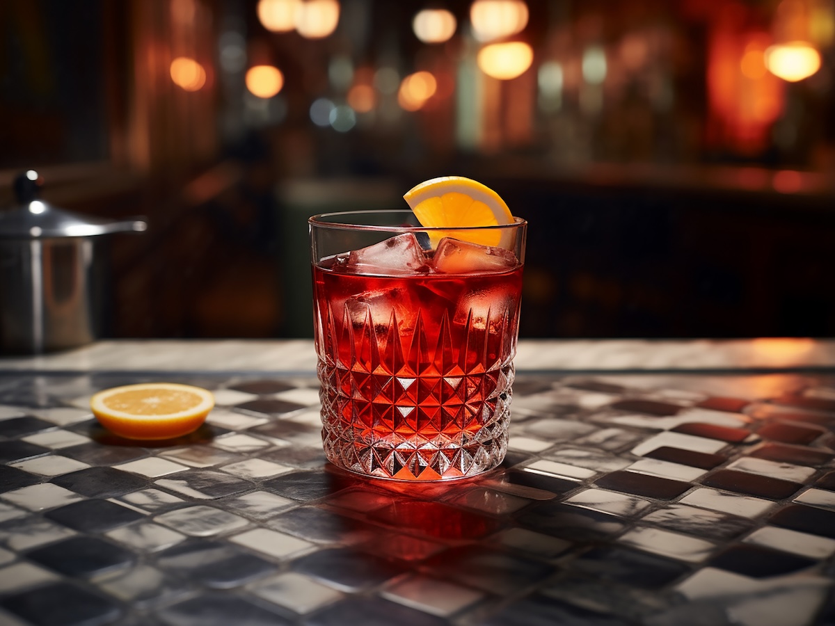 negroni stock image