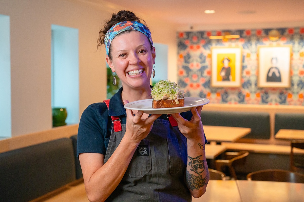 Chef Carrie Baird of Fox and The Hen on the second episode of Chef'n It. | Photo by Behind the Apron Media