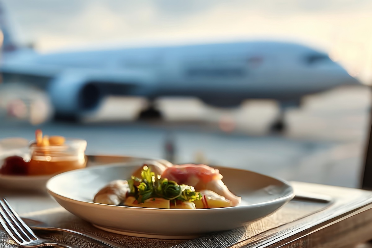 airplane concourse b dining denver international airport