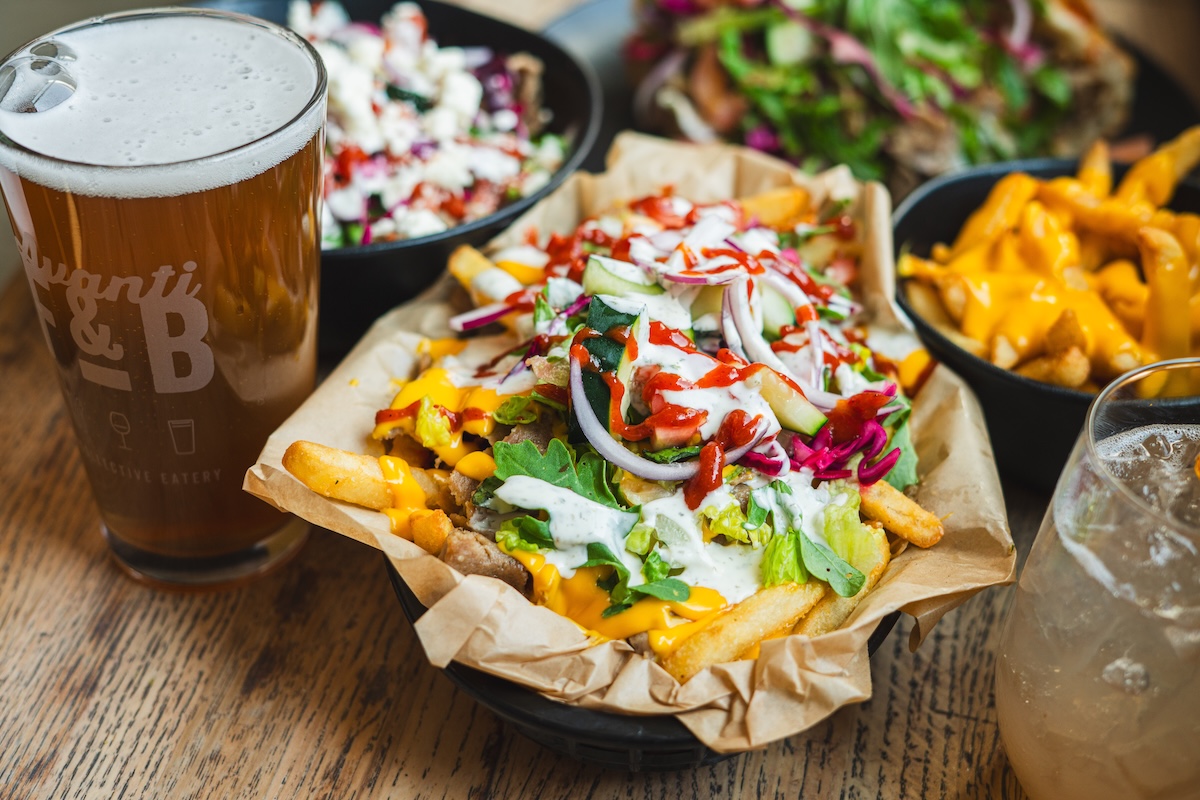 berliner_haus_by_Amber Boutwell_loaded_fries Loaded fries also come topped with döner kebab. | Photo by Amber Boutwell