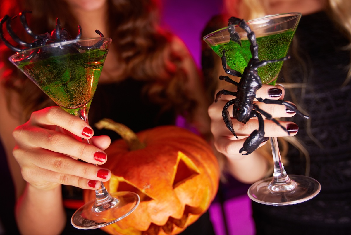 halloween drinks stock pumpkin cocktails party denver