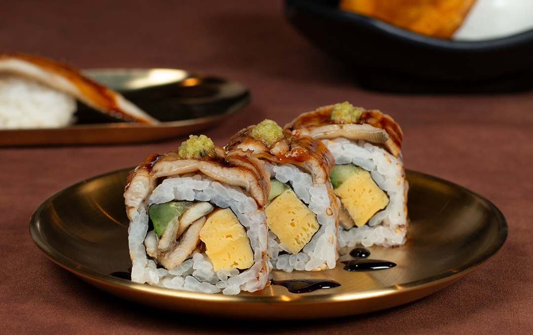 kura_sushi_bar_sushi Dive into one of the many rolls. | Photo by Kura Revolving Sushi Bar